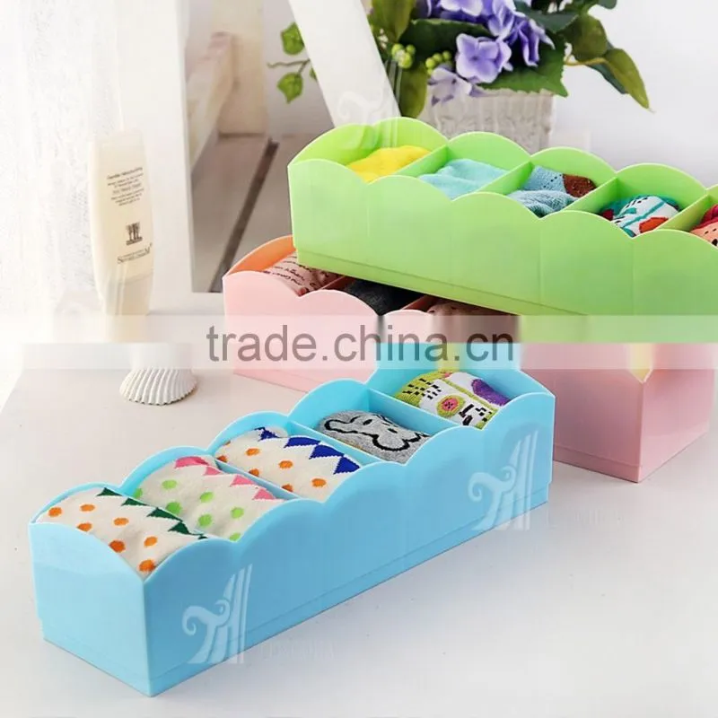 Colorful Storage Box Household Products Socks Plastic Storage Box