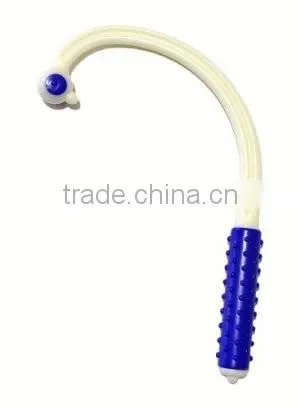 High Quality hand operate multifunctional back massager plastic head massager