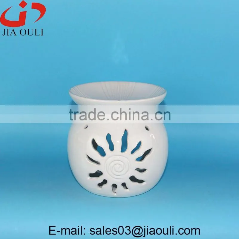 BSCI Certificate Factory wholesale fragrance lamps ceramic oil burner, oil lamp burner