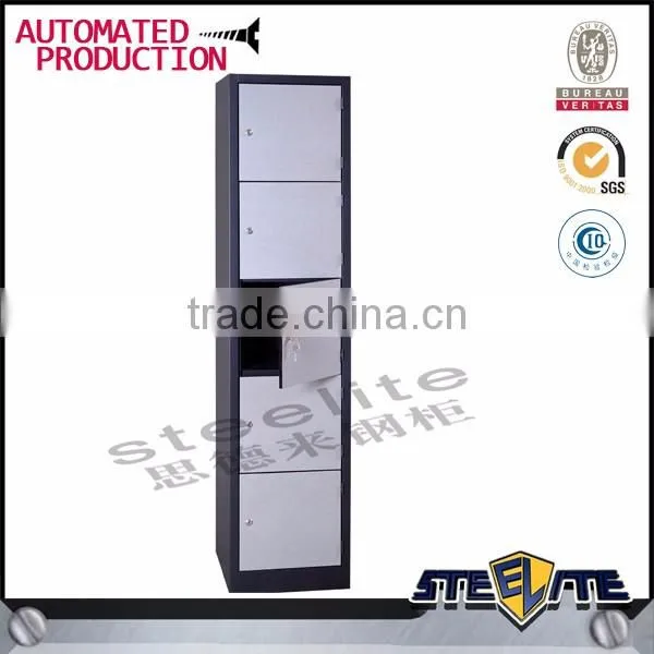 Steel furniture 5 door clothing steel locker/wardrobe