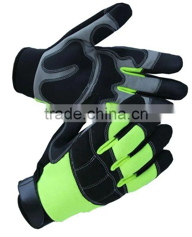 Reflective stripe traffic police glovesJRS315