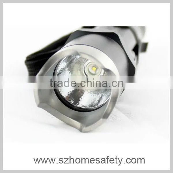 UniqueFire C1-Stainless Steel Attack-Head LED Flashlights with 5-Mode(1*18650)