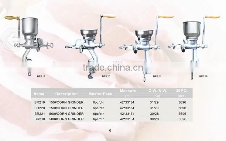 500# manual cast iron corn grinder / mill grinder