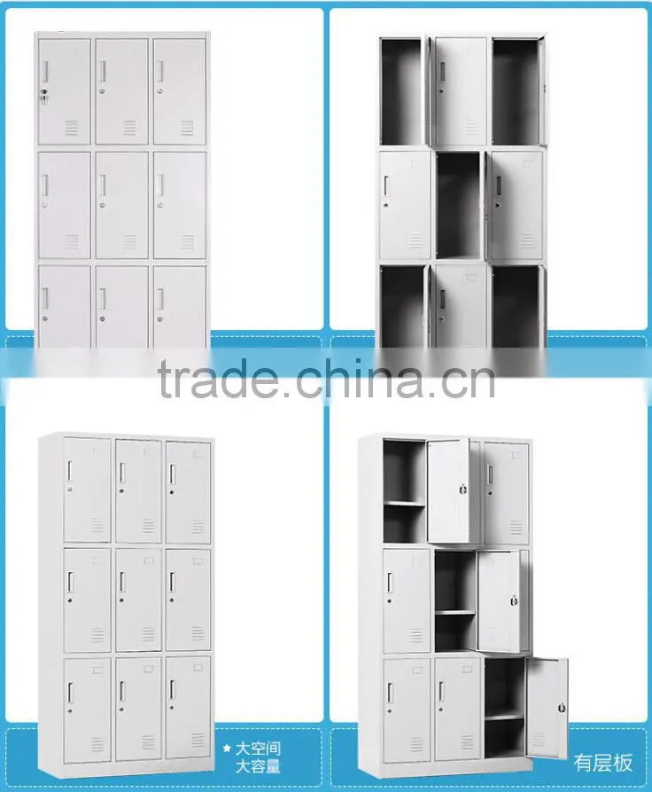 High Quality Nine-door Steel Gym Locker