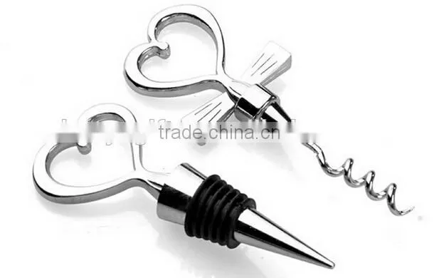Creative Wine Bottle Opener/Metal Wine Bottle Opener/Promotional Wine Bottle Opener For Wedding