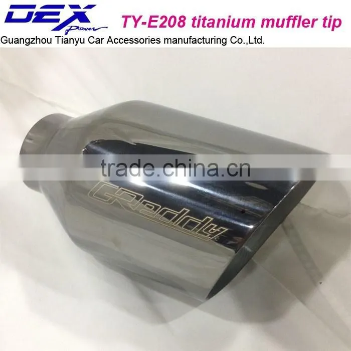 auto parts tuning universal titanium muffler tip