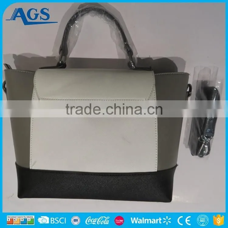 Wholesale factory price simple design leater tote bag