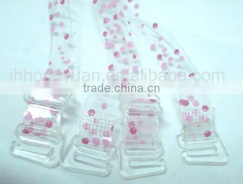 small dot printed bra strip / bra strap