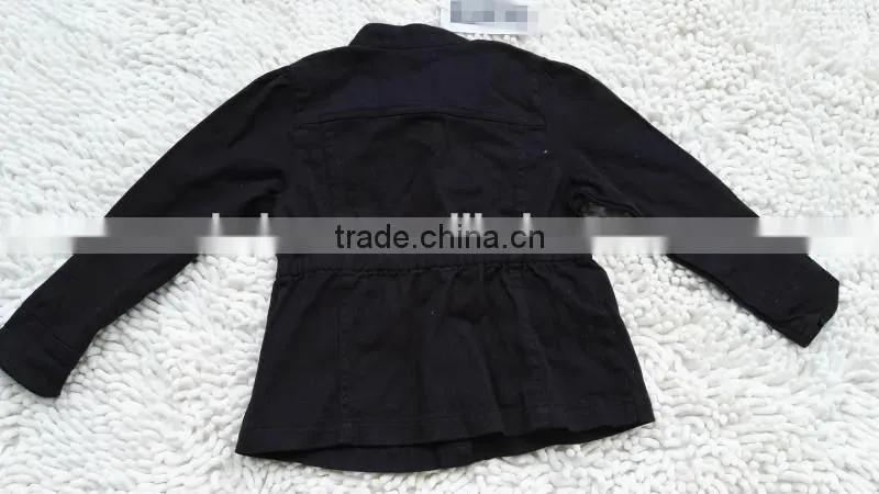 Branded stock lots child 100%cotton casual jacket