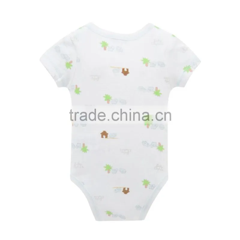 OEM Sevice Baby Clothes Short Sleeve Cotton Baby Romper For Summer Jumpsuit