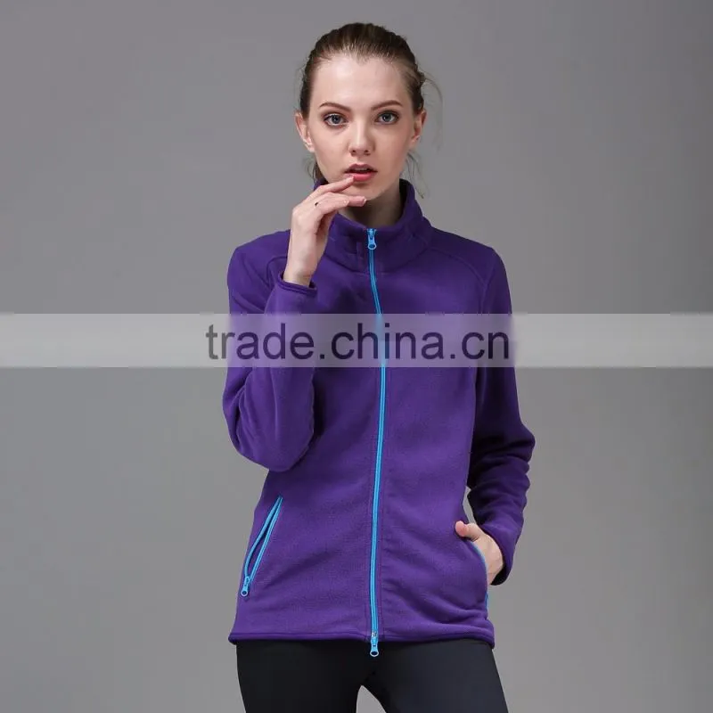 Winter outer super warm hooded fleece jacket