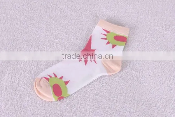 Ladies knitted absorbent ankle socks