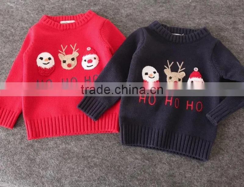 Christmas stylish jumper for little kids custom cashmere sweaters