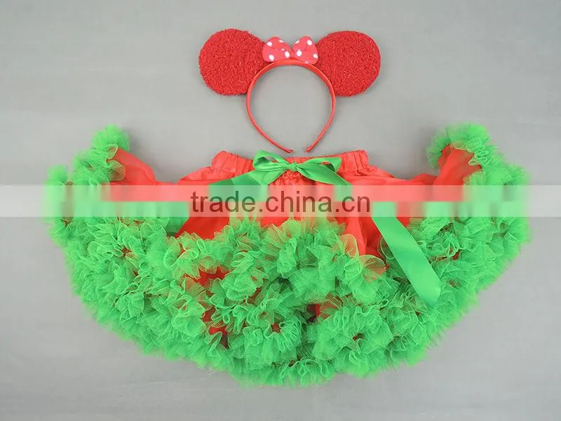 Baby Girls Christmas Pettiskirt Fluffy TuTu Skirts For Baby Girls