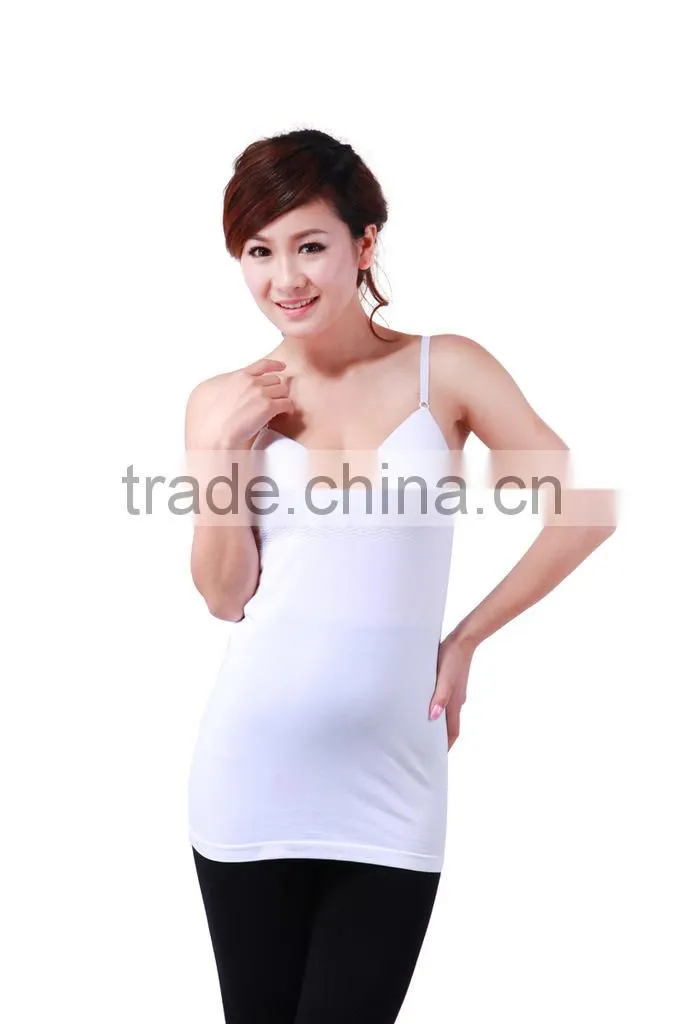 V collar polyamide and spandex women yoga camisole women vest