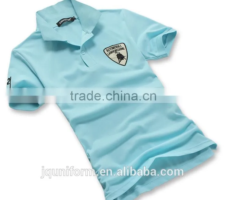 custom fashionable and best fit plain short sleeve polo T-shirt manufactures in guangzhou China