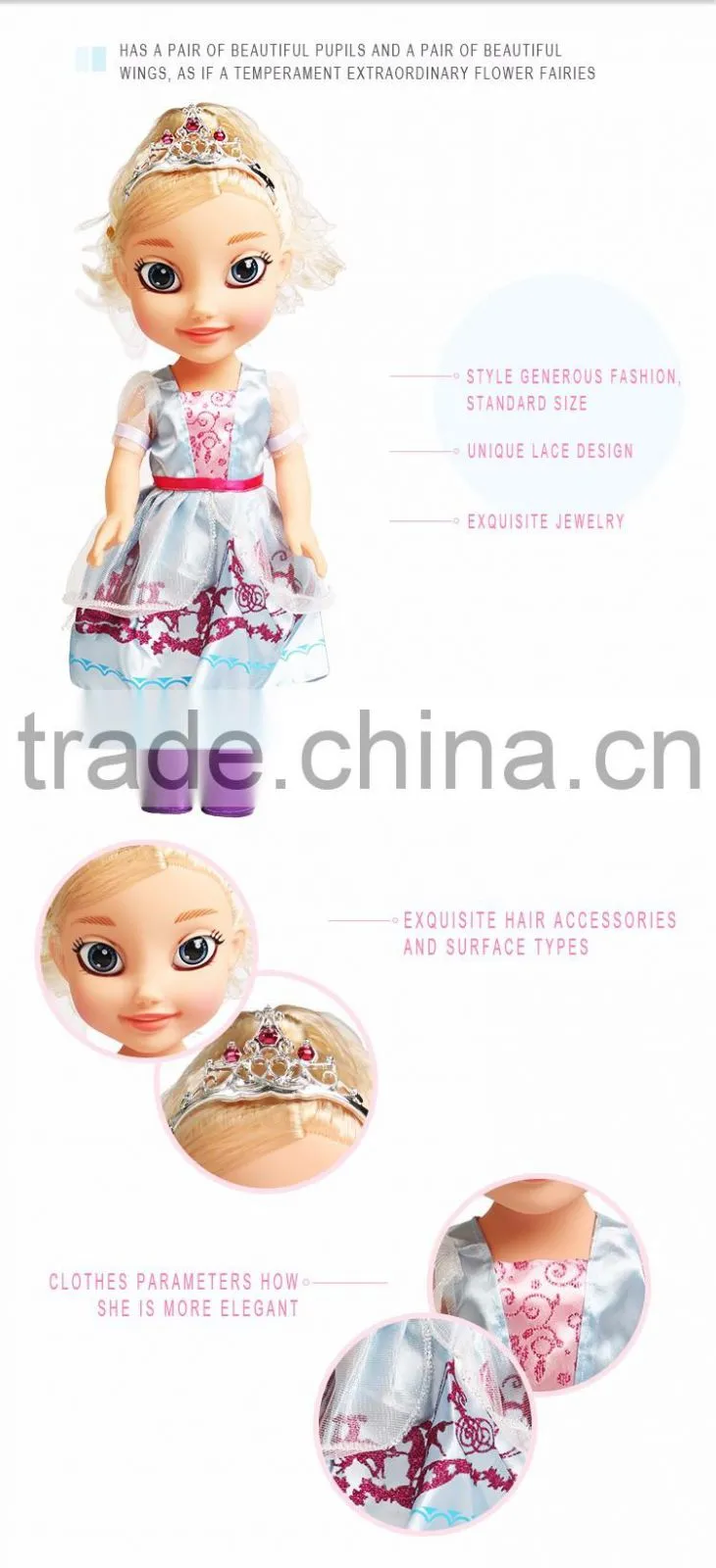 16 inch american girl jointed toy fairy elf princess barbiee doll