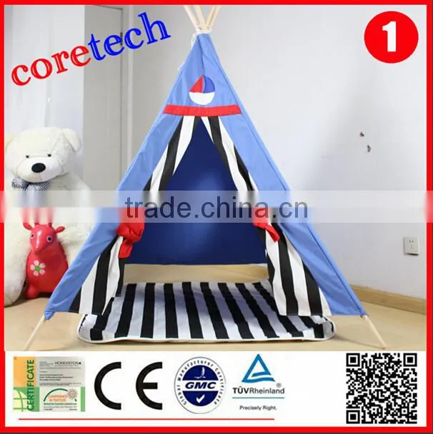 Anti-bacterial Popular Fashion kids teepee tent Factory