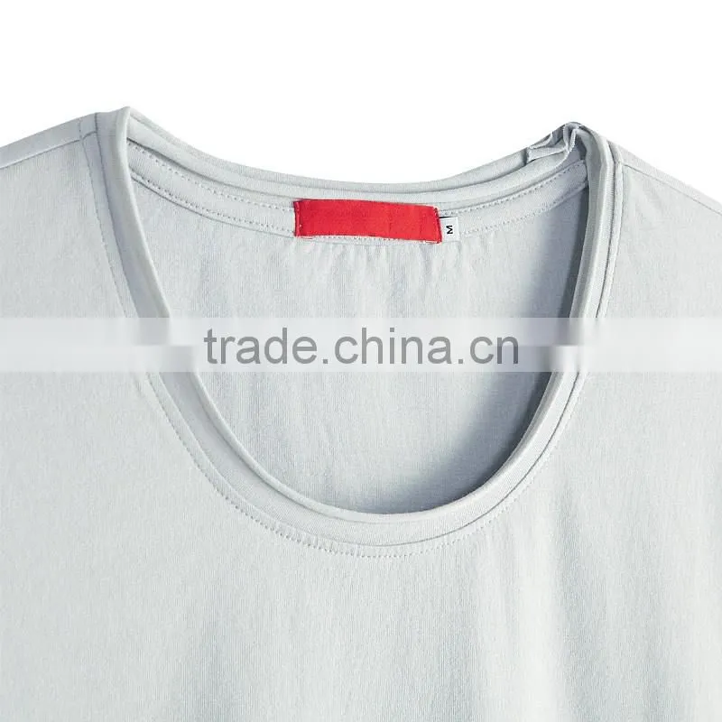 High quality premium custom print logo 100% combed cotton t shirt