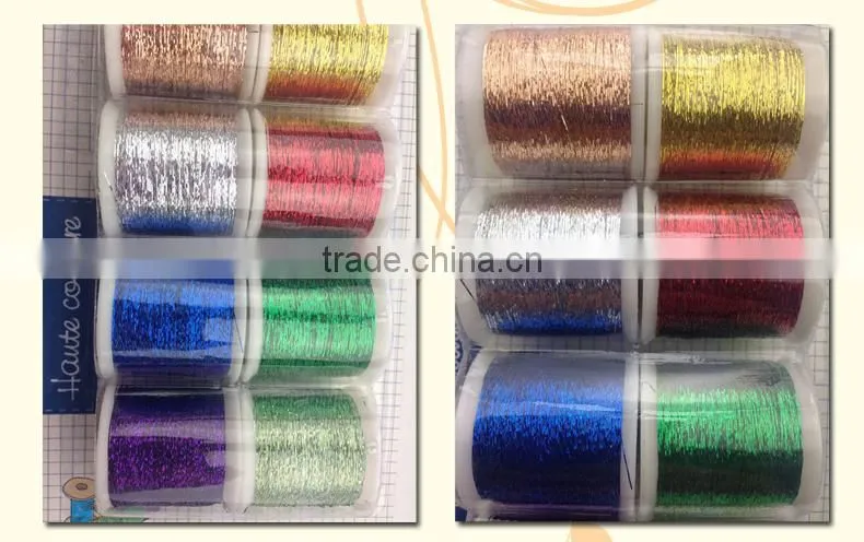 metallic yarn for embroidery yarn for knitting