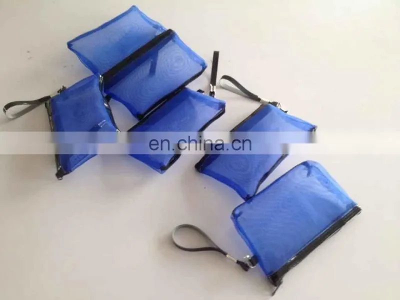 Customized Mesh Cosmetic Makeup Bag Toiletry Pouch