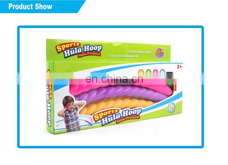 Wholesale sport toy kids plastic colorful hula hoop