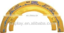 Inflatable arch main door design for entrance