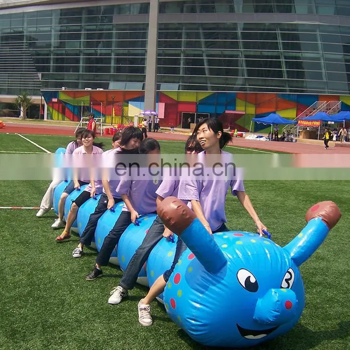 Cheap price!! inflatable athletics game products for kid, inflatable Caterpillar sports game equipment ,outdoor athletics game ,