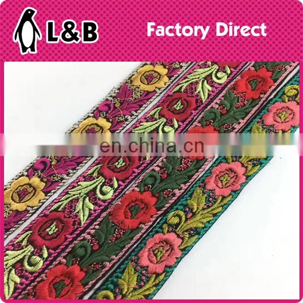 High quality new design popular folk style lace trimming