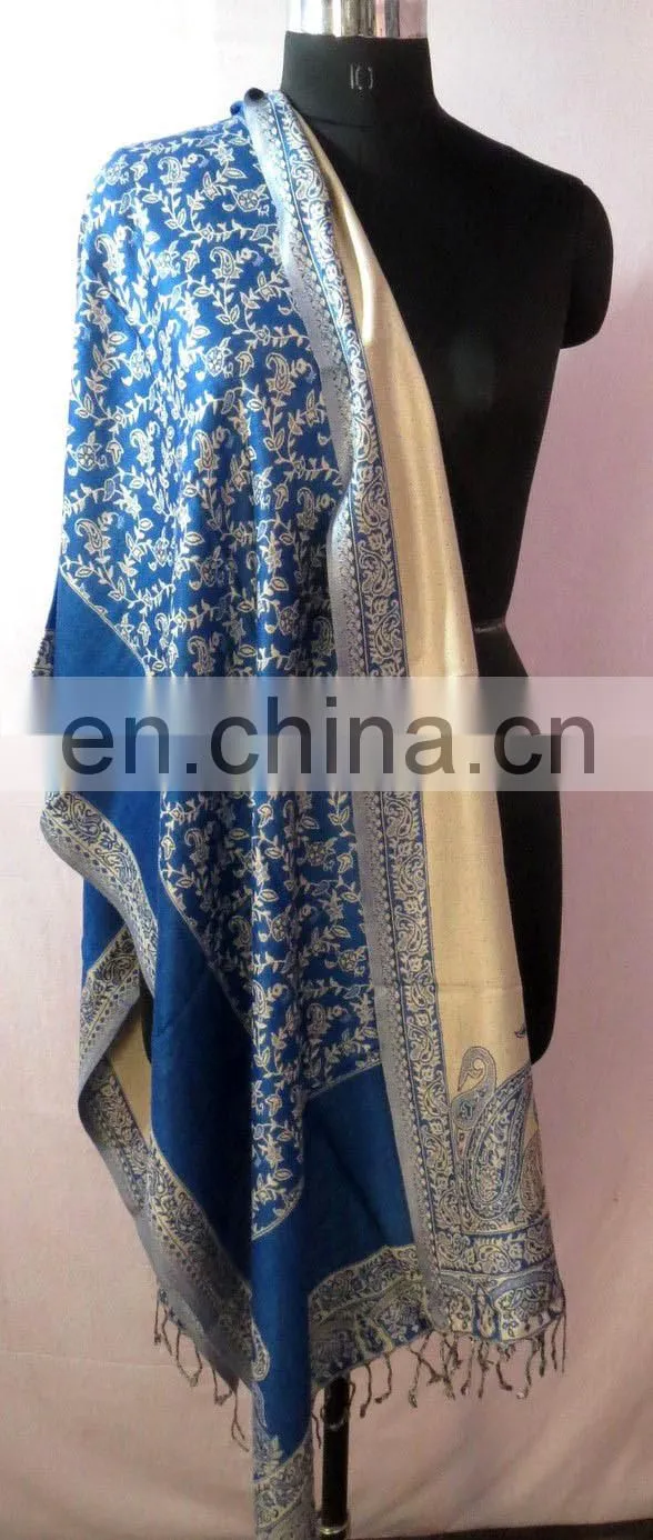Handmade Cashmere Pashmina Neck Wrap Women Scarf Girls Wear Scarves Hijab Shawl Ethnic Designer Stole