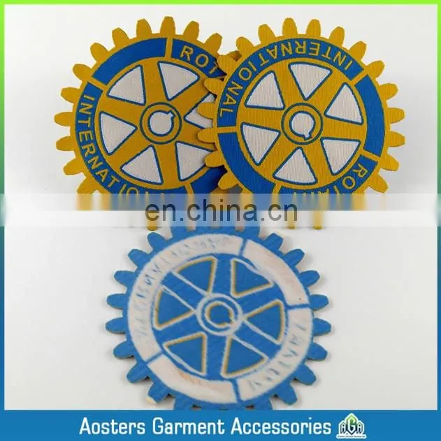 private custom label clothing woven badges