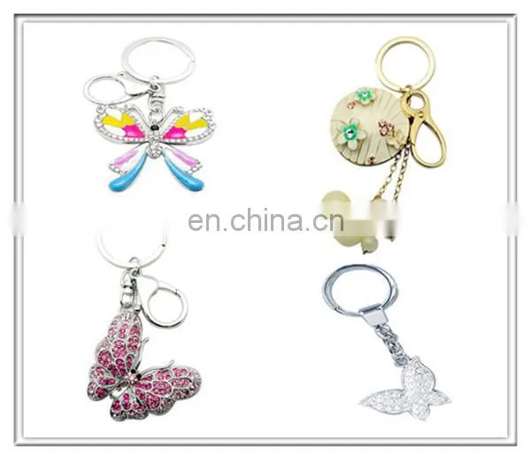 Metal cheap arts and crafts supplies bulk keychain