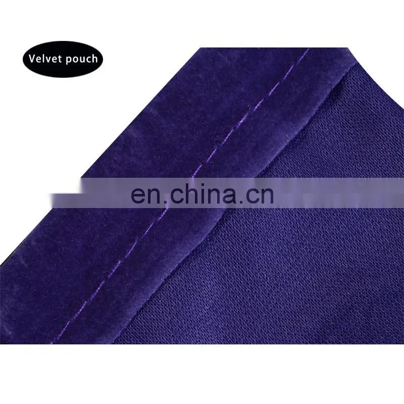 Hot custom purple velvet bags with drawstring for jewelry supplier