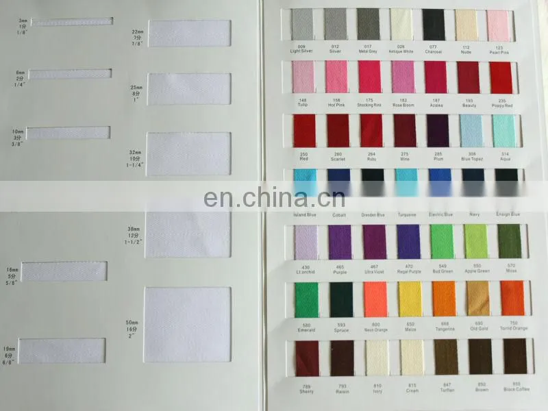 Wholesale printed cotton ribbon