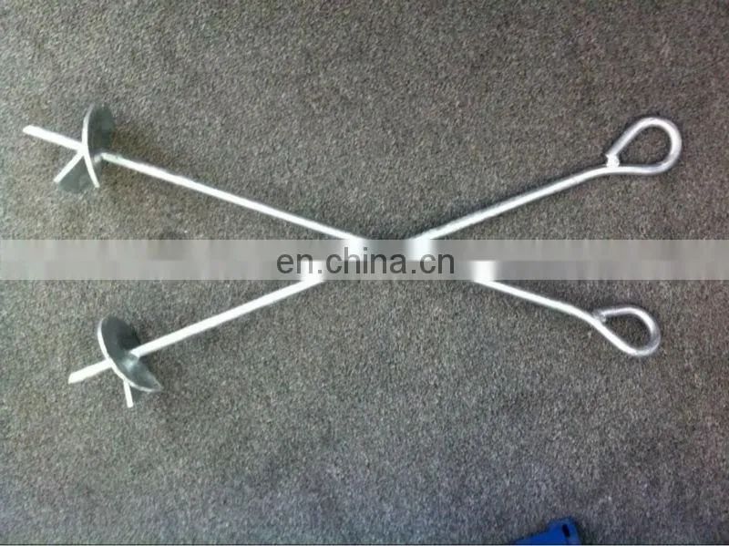 Thimbleye ground screw anchor