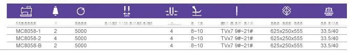 3800-2 High-speed two needle chain stitch sewing machine
