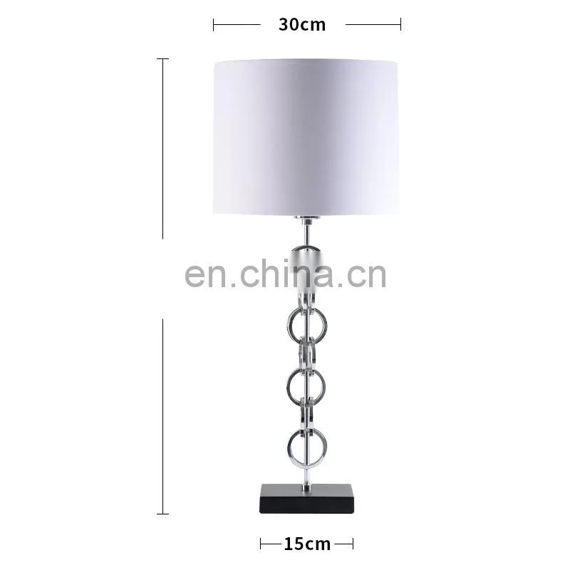 2019 European style metal desk lamp and LED light