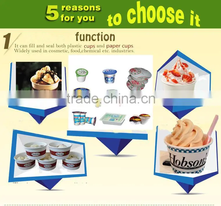 china suppliers cup fill seal machine for sale