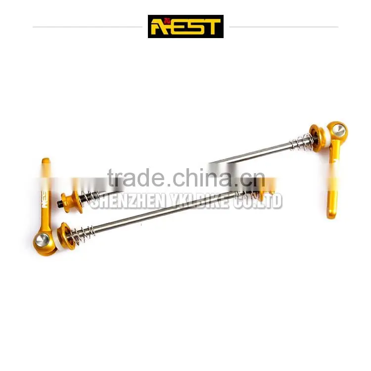 bicycle rear quick release /cnc titanium skewer/cycling skewer