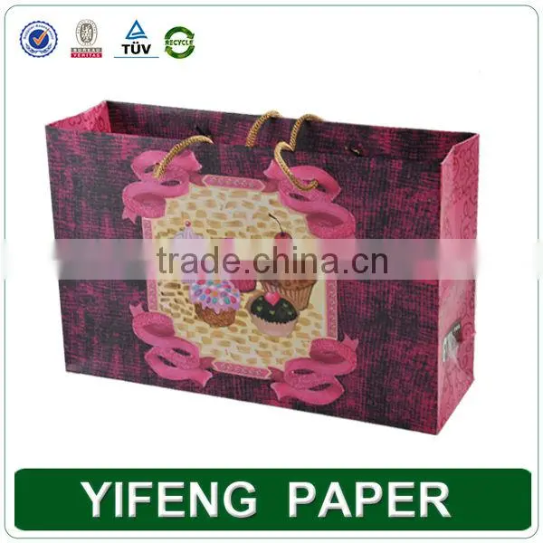 Custom design CMYK printing kraft paper oversized bag