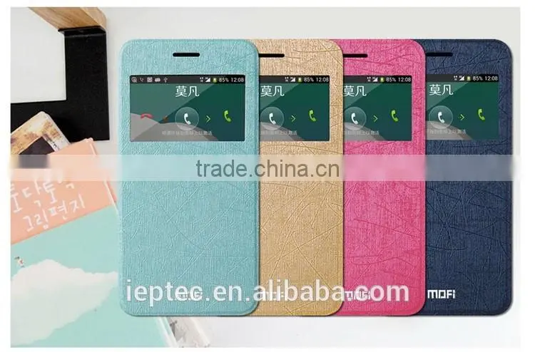 MOFi RUI Series Smart Window View Cover for ZTE Grand S lI, ZTE TD-LTE, PU Leather Flip Case for ZTE Grand S 2