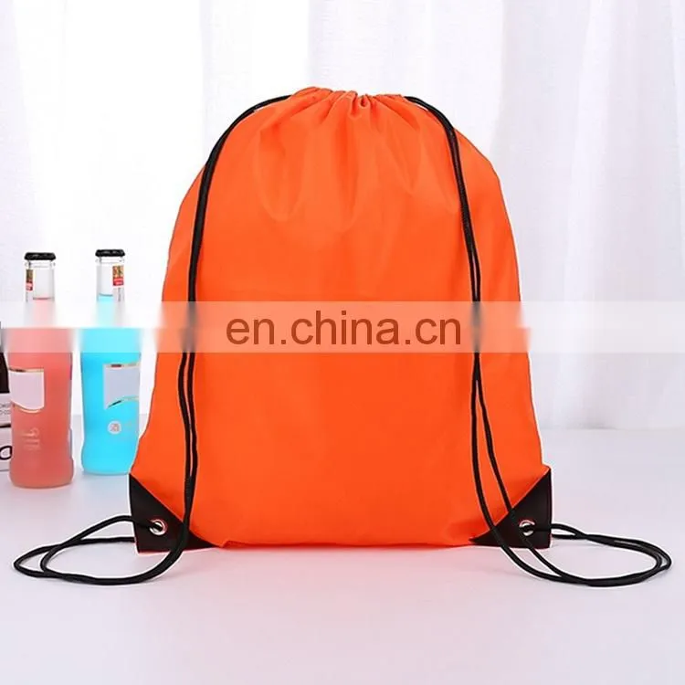 Custom Polyester Gym Back Bags Shoulder with Your Logo