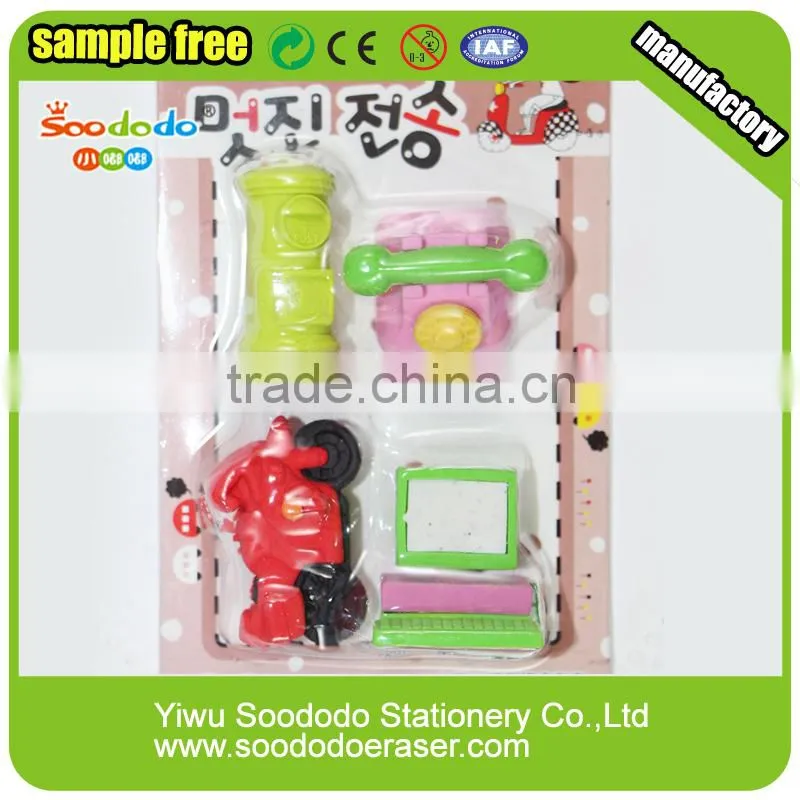 eraser puzzle stationery set for school