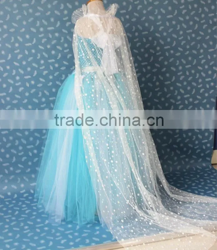 2014 hot selling custom made elsa princess dress costume for party