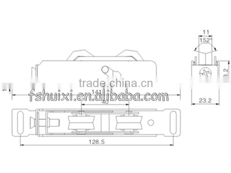 sliding door roller, stainless steel roller