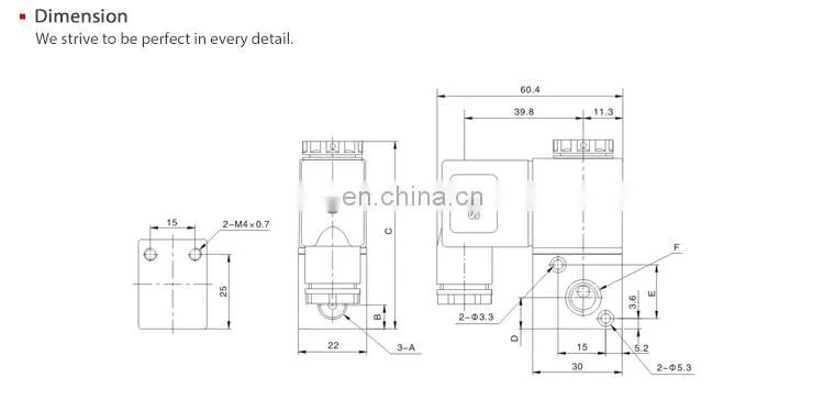 SNS 3V1 Series DC24V normal closed hydraulic pneumatic 2 position 3 way control solenoid valve