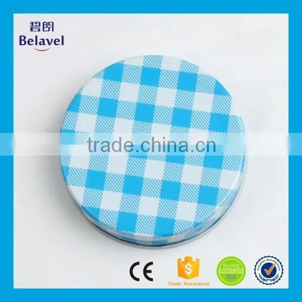 Factory wholesale twist off glass jar lid colorful metal lug cap for jar