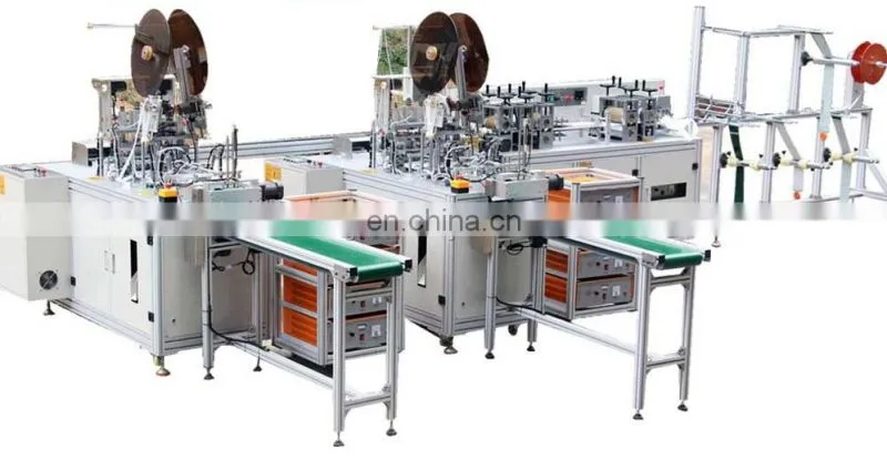 Full Automatic Surgical Mask Making Machine Face Mask Making Machines Madical Masks Production Line