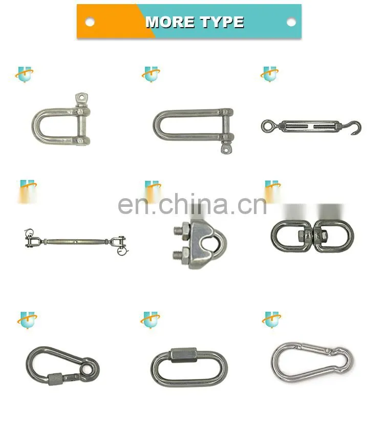 Snap hook with eyelet and screw