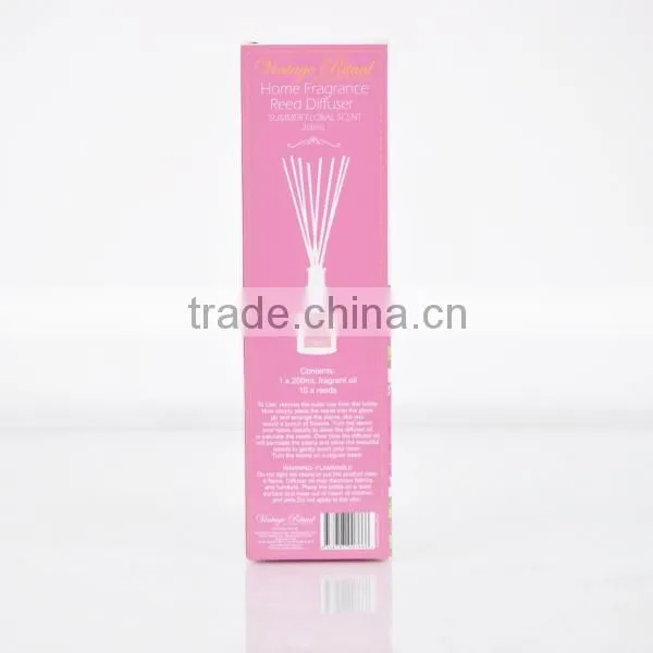 200ml Home fragrance Aroma Reed Diffuser with glass bottle SA-2084